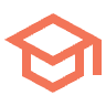 School or Graduating Icon | Apricot