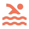Swimming Icon | Orange